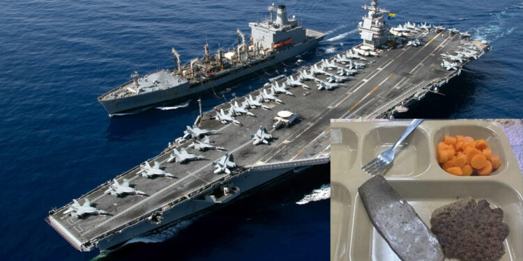 দীর্ঘ ইরান অভিযানের চাপে ক্ষুধার্ত মার্কিন নৌসেনা