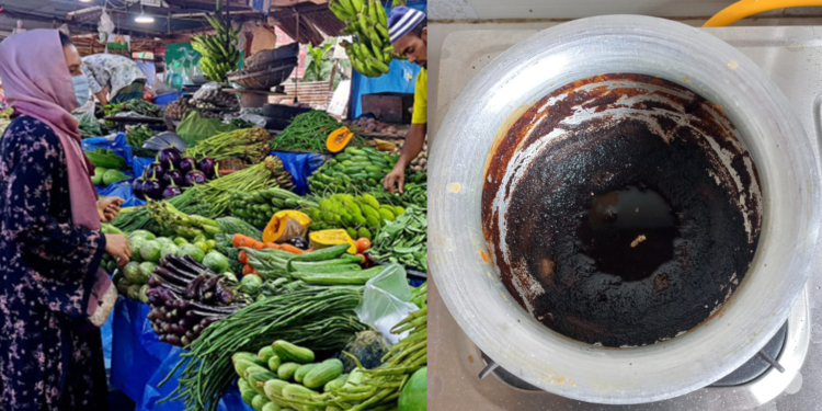 বাজারে পণ্যের দামে উত্তাপ: চুলায় হাঁড়ি চাপাতেই গরিবের হিমশিম