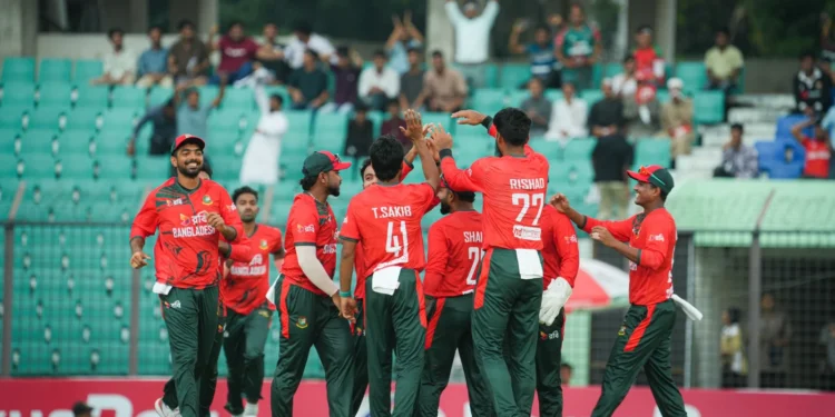 হৃদয়ের ফিফটিতে দুর্দান্ত জয়ে সিরিজে এগিয়ে বাংলাদেশ