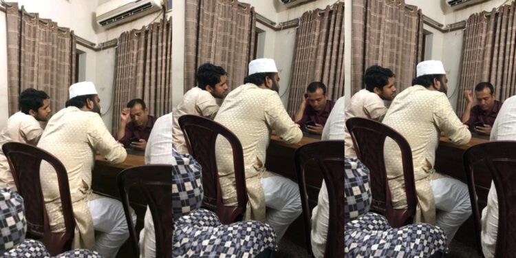 ছবি তুলবেন না, আমাদের সমস্যা হবে: শিবির সভাপতিকে ছাত্রদল সভাপতি রাকিব