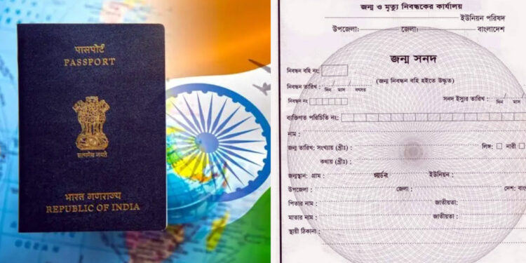 ভারতীয় নাগরিকেরা পেয়েছেন বাংলাদেশি জন্মসনদ