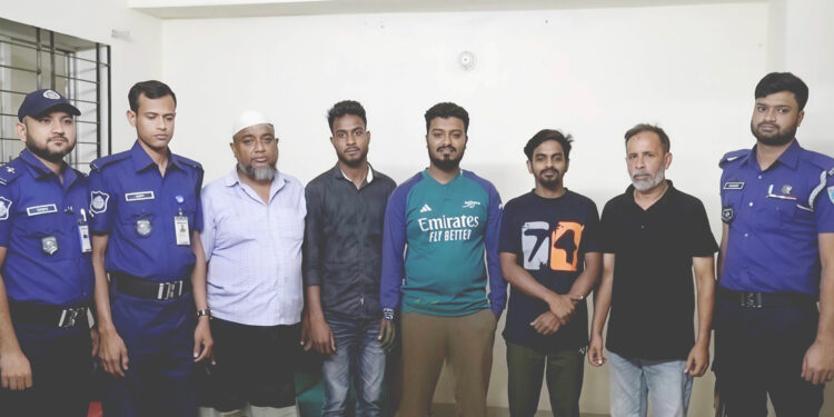 যশোরে নিষিদ্ধ যুবলীগের মিছিল: ফেসবুকে মিছিলের ভিডিও দেখে ৫ জন আটক