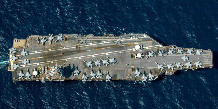 মধ্যপ্রাচ্য ছাড়ছে মার্কিন রণতরী ইউএসএস জেরাল্ড আর. ফোর্ড