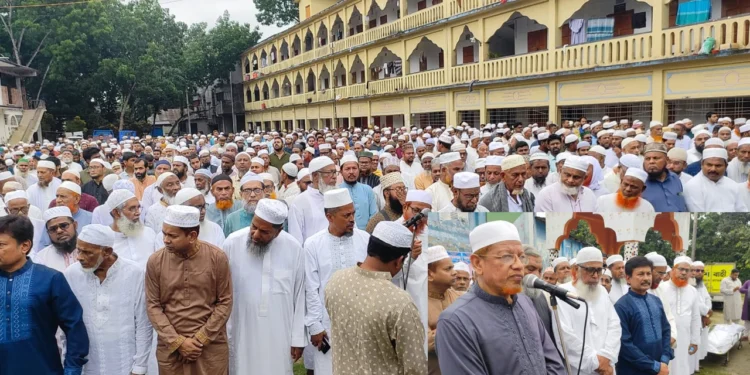 জামায়াত নেতা দেলোয়ার হোসেনের জানাজা ও দাফন সম্পন্ন