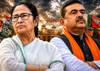 রাজনৈতিক পটপরিবর্তন: তৃণমূলকে হারিয়ে ক্ষমতায় আসছে বিজেপি!