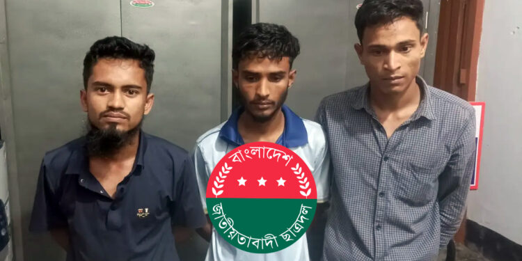 কলেজ ছাত্রদলের সভাপতিসহ তিনজনের কারাদণ্ড