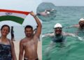সাঁতার কেটে শ্রীলঙ্কা থেকে ভারতে ভারতীয় দম্পতি