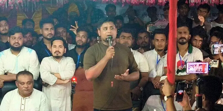 বিএনপি ইজ রিজেক্ট: কুমিল্লার পদযাত্রায় হাসনাত আবদুল্লাহ