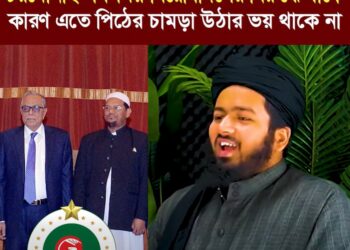 চরমোনাই সবসময় বিরোধীদলের বিরুদ্ধে থাকে, কারণ এতে পিঠের চামড়া উঠার ভয় থাকে না