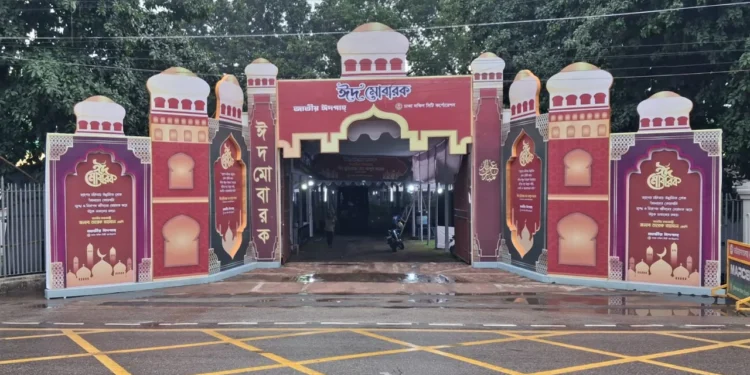 জাতীয় ঈদগাহে ঈদ জামাতের প্রস্তুতি সম্পন্ন