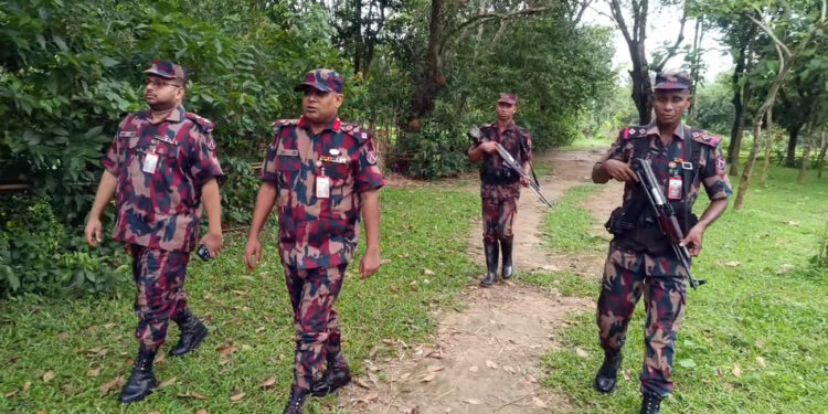 ব্রাহ্মণবাড়িয়ায় অবৈধ পুশইন ও পশুর চামড়া পাচার রোধে সতর্ক অবস্থানে বিজিবি