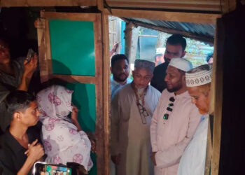 বিএসএফের গুলিতে নিহত মুরসালিনের বাসায় জামায়াত নেতারা