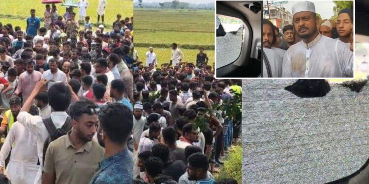 নাসীরুদ্দীনের গাড়িবহরে হামলা, ভাংচুর—আহত চার নেতা