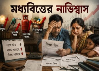 দ্রব্যমূল্যের চাপে মধ্যবিত্তের নাভিশ্বাস
