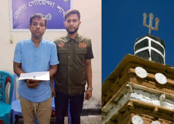 ঝালকাঠি শহরে ইয়াবাসহ মন্দিরের পুরোহিত গ্রেপ্তার