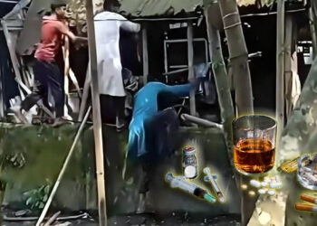 ময়মনসিংহের ১০ গ্রামে মাদক কারবারিদের গণপিটুনি দিয়ে এলাকা ছাড়া