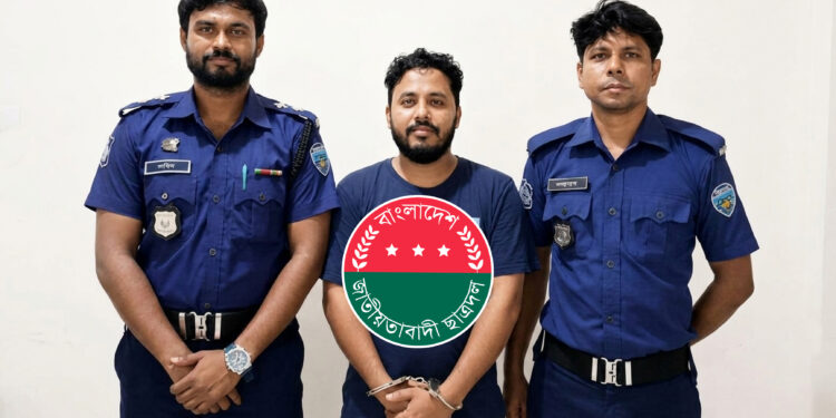 চাঁদপুরে বৃদ্ধ হত্যা: প্রধান আসামি ছাত্রদল নেতা সুমন ঢাকায় গ্রেপ্তার