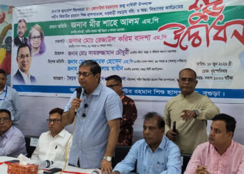 ২৩ জুন নিয়ে আওয়ামী লীগ পরিকল্পিত অপপ্রচার চালাচ্ছে: মীর শাহে আলম