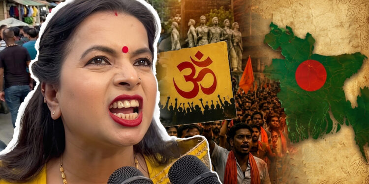 হিন্দুদের জন্য আলাদা প্রদেশ করতে চাওয়া হাসিনা প্রেমি চৈতালী আসলে কে?