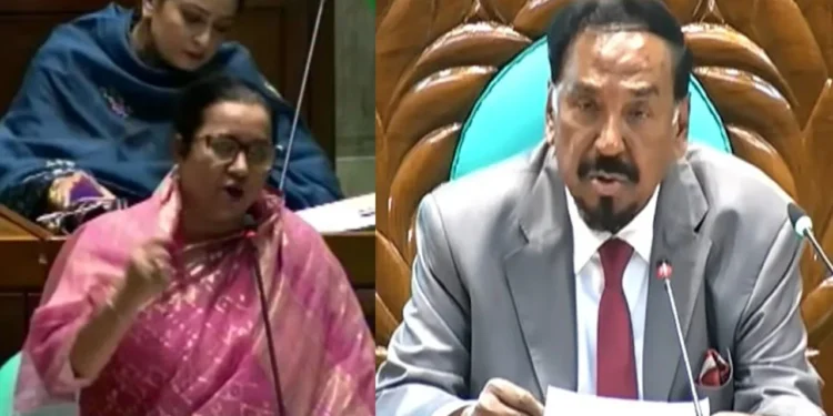 ২ মিনিটে শেষ করেন, বাকি কথা টকশোতে বলবেন: নিলোফার চৌধুরী মনিকে স্পিকার