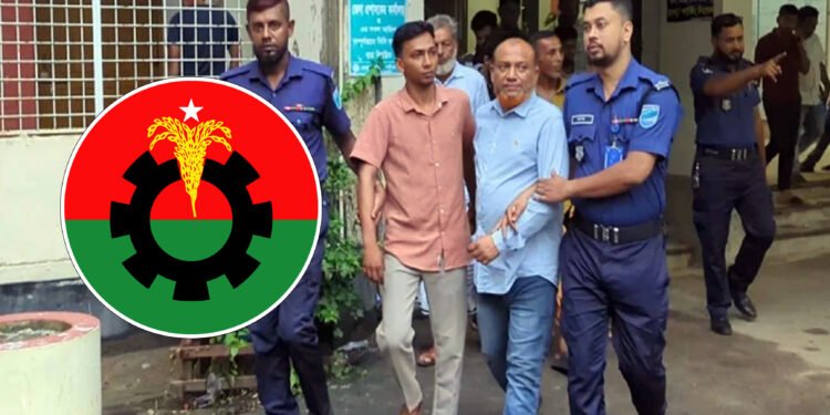 চাঁদাবাজি-লুটপাটের মামলায় ছেলেসহ কারাগারে বিএনপি নেতা