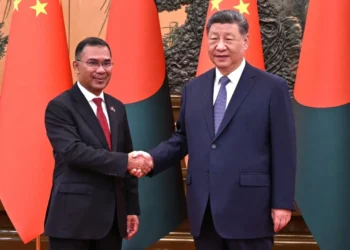 চীনের প্রেসিডেন্টের সঙ্গে প্রধানমন্ত্রী তারেক রহমানের বৈঠক শুরু