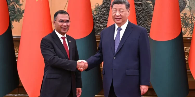 চীনের প্রেসিডেন্টের সঙ্গে প্রধানমন্ত্রী তারেক রহমানের বৈঠক শুরু