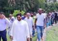 বিএনপির দখলদারদের বাধার মুখে খাল না কেটে ফিরে এলেন এমপি-ডিসি