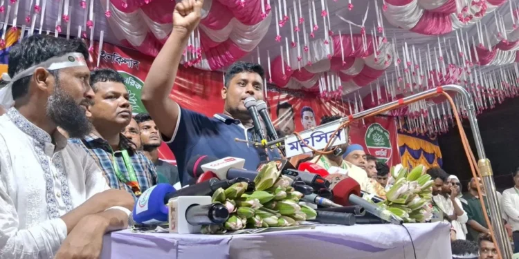 আইনের শাসন প্রতিষ্ঠা করতে না পারলে  জনগণ আবার রাজপথে নেমে আসবে: হাসনাত আবদুল্লাহ