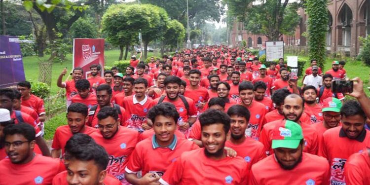 ঢাকা বিশ্ববিদ্যালয়ে শিবিরের লীগ ধর ম্যারাথন