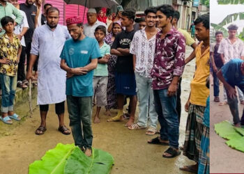 যুবককে আটক করে ১০০ রাকাত নফল নামাজ আদায় ও তওবা করালেন গ্রামবাসী