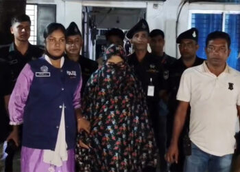 তিন মাসের শিশুর পা মুচড়ে দেয়া সেই নারী গ্রেপ্তার