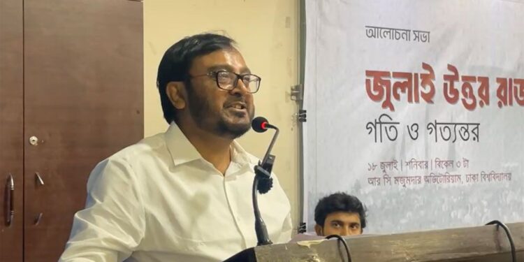 জুলাইয়ের শক্তির অনৈক্য পরাজিতদের সুযোগ করে দিচ্ছে: মজিবুর রহমান মঞ্জু