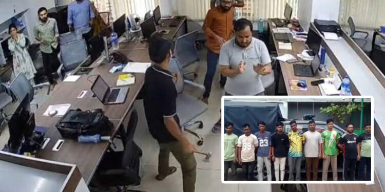 ইন্টারনেট অফিসে হামলা, হোতাসহ গ্রেপ্তার ৯