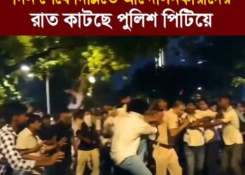 দিন শেষে দিল্লিতে আন্দোলনকারীদের রাত কাটছে পুলিশ পিটিয়ে
