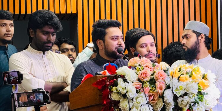 জুলাইয়ে অপেক্ষা করতাম, কখন জবির মিছিল আসবে: নাহিদ ইসলাম