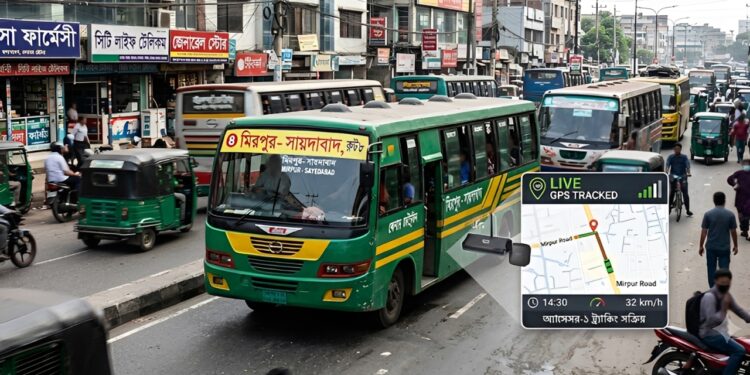 আজ থেকে সব গণপরিবহনে জিপিএস বাধ্যতামূলক
