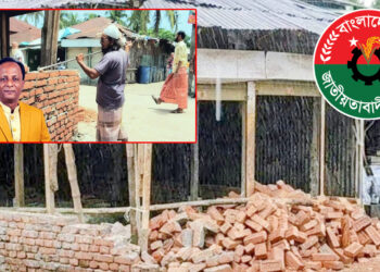 বিদ্যালয়ের নির্মাণাধীন দোকান ভাঙচুরের অভিযোগ যুবদল নেতার বিরুদ্ধে