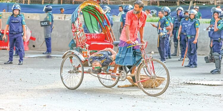 রিকশার পাদানিতে ঝুলতে থাকা শহীদ নাফিজের শেষ ২৪ ঘণ্টা