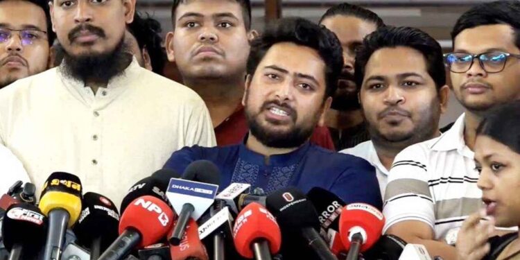 জুলাই জাদুঘরে কোনো ধরনের দলীয় ইতিহাস দেখতে চাই না: নাহিদ ইসলাম