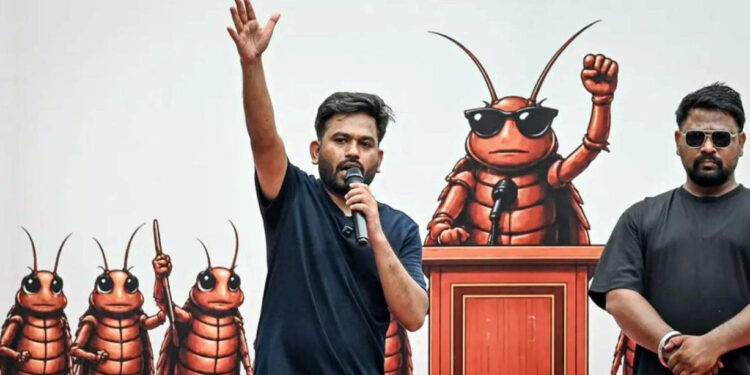 ফের আন্দোলনের ইঙ্গিত ককরোচ জনতা পার্টির