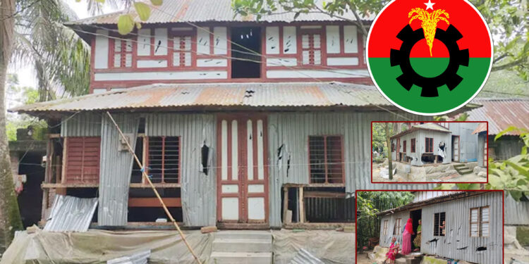বিএনপি নেতার নেতৃত্বে প্রতিপক্ষের অর্ধশত বাড়িতে লুটপাট, সংঘর্ষে নিহত ১