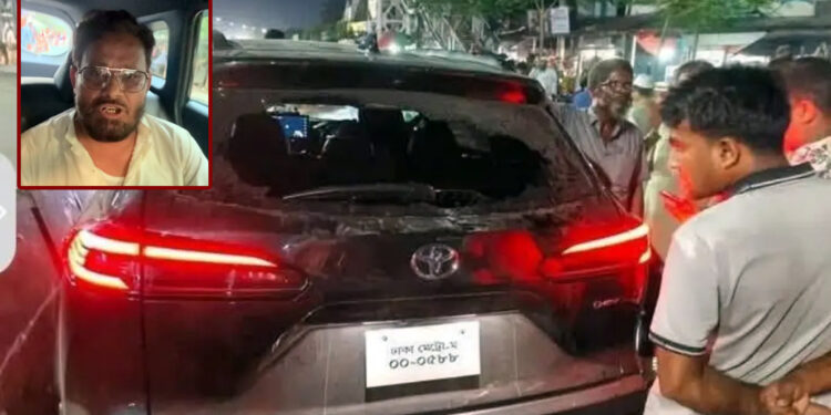 সিরাজগঞ্জে এমপি আয়নুলের গাড়িতে হামলা-ভাঙচুরের অভিযোগ