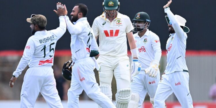 অস্ট্রেলিয়ার মাটিতে ঐতিহাসিক টেস্ট জয় বাংলাদেশের
