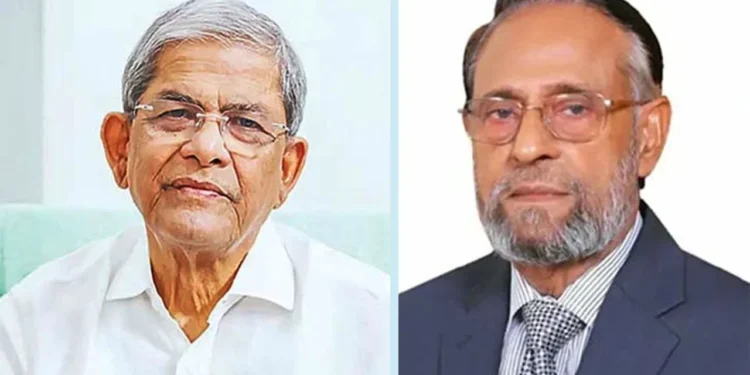 মির্জা ফখরুল ও অলি আহমদের মধ্যে ভোট বৃহস্পতিবার