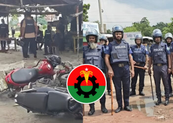 বাস কাউন্টার দখল নিয়ে বিএনপির দুই পক্ষের সংঘর্ষ, আহত ১০
