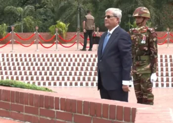 জাতীয় স্মৃতিসৌধে বীর শহীদদের প্রতি রাষ্ট্রপতির শ্রদ্ধা