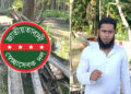 খাল থেকে ব্রিজের বীমের লোহা তুলে নিলেন স্বেচ্ছাসেবকদল নেতা, ৪ গ্রামের যাতায়াত বন্ধ