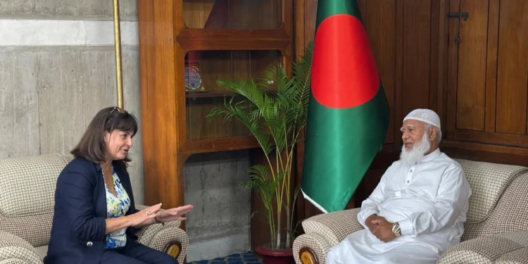 জামায়াত আমির শফিকুর রহমানের সঙ্গে আইপিইউ মহাসচিবের সৌজন্য সাক্ষাৎ