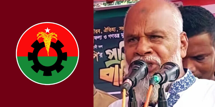 যুবলীগ নেতার পক্ষ নিয়ে দলীয় নেতাকর্মীদের বিপক্ষে বিএনপি নেতার হুঁশিয়ারি